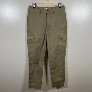 Madewell Classic Straight Cargo Pants Womens Size 28 Brown Chino Utility Minimal